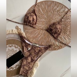 Brown Bikini Set